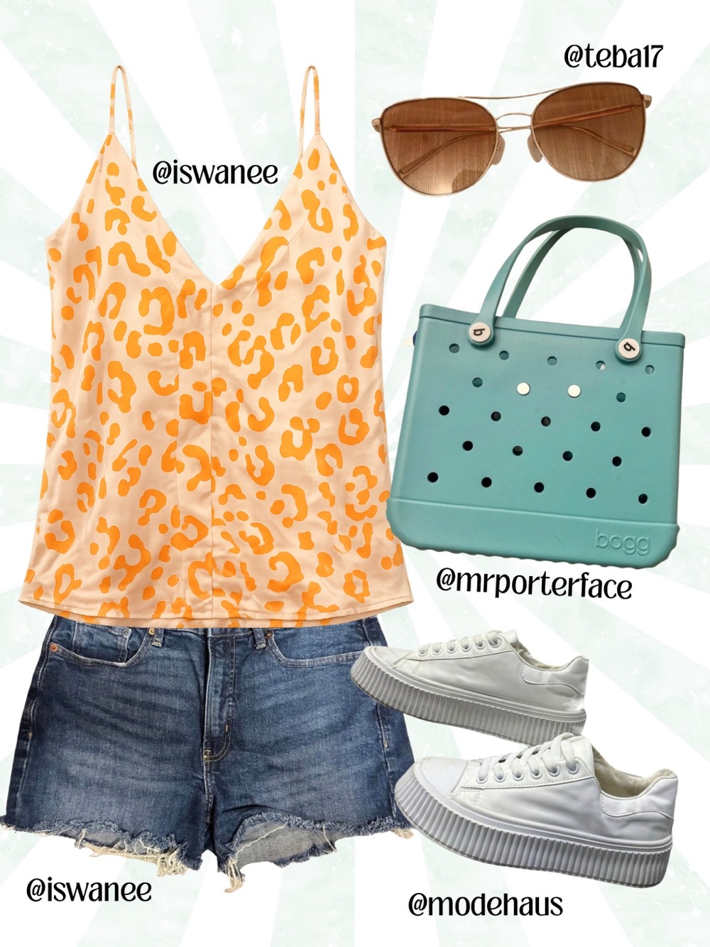 Outfit Inspiration! Find the shorts and top in my closet.